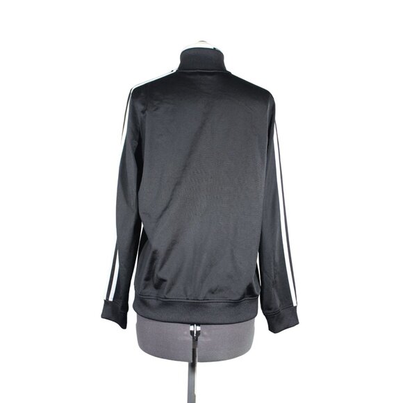 Adidas essentials classic 3-stripe mock neck full zip track warmup jacket L - Picture 3 of 12
